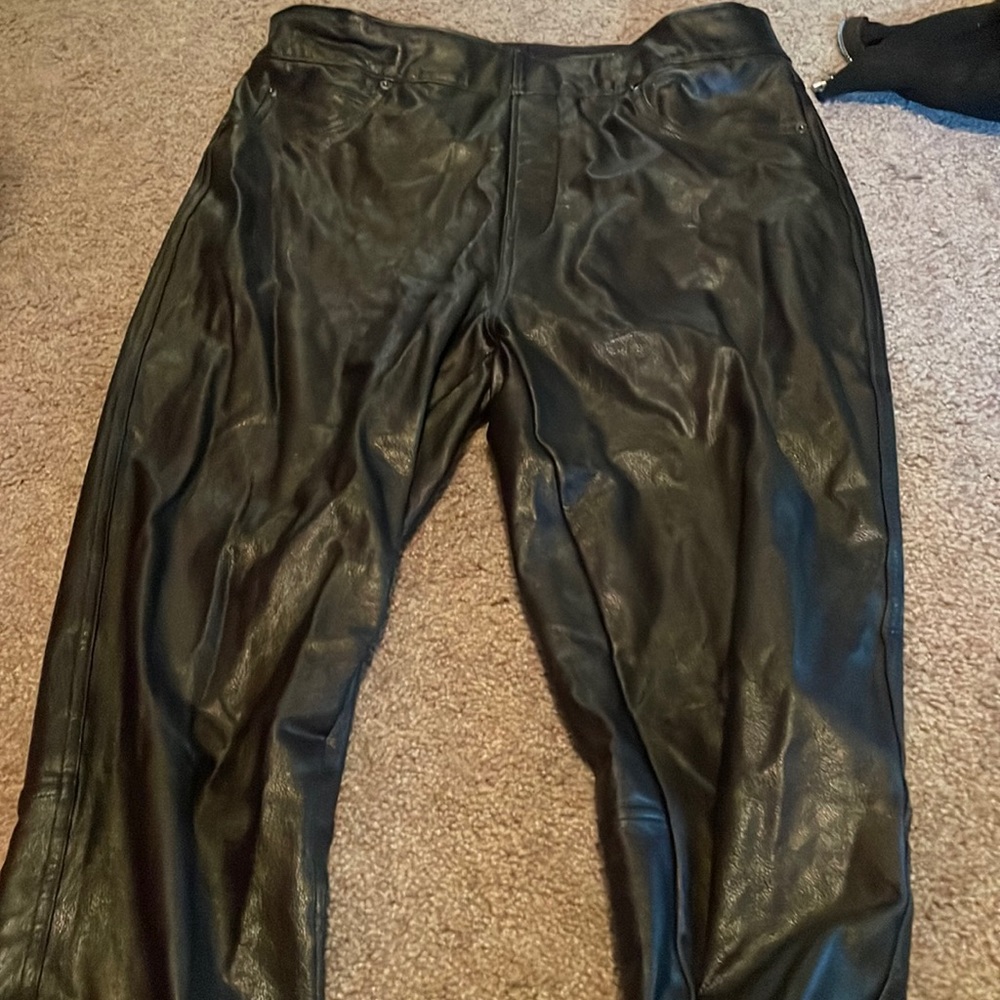 Spanx leather like pants